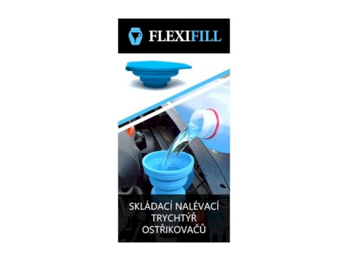 Trychtýř skládací nalévací ostřikovačů